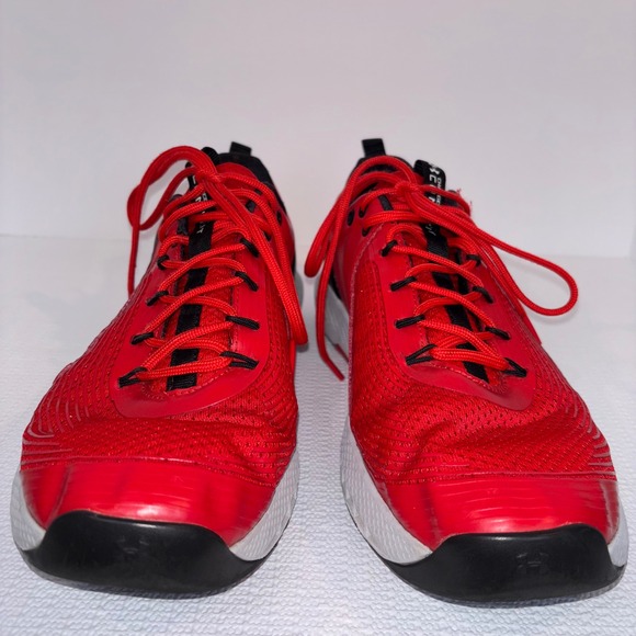 Under Armour Mens Charged RC Running Shoes Sneakers‎ Red Black Athletic Size 12 - Picture 3 of 9